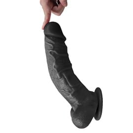 27 cm Realistik Zenci Dildo Penis - J. King - U6098