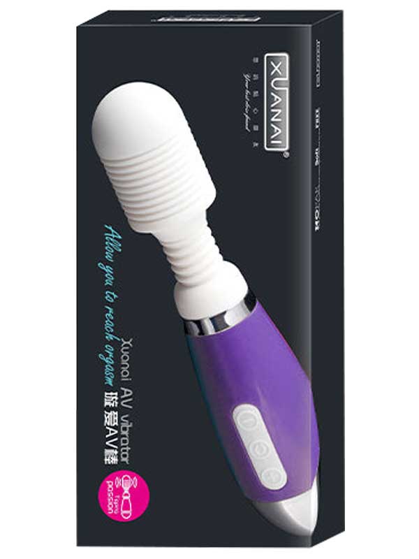 Xuanai Şarjlı Wand Masaj Aleti Vibratör - Mor - C-X7328