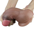 Yeni Nesil Çift Katmanlı 18,2 cm Realistik Kalın Dildo Penis - LV411050