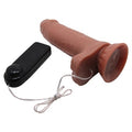 Yeni Nesil Çift Katmanlı 18,5 cm Realistik Titreşimli Vibratör Penis - BDM8101