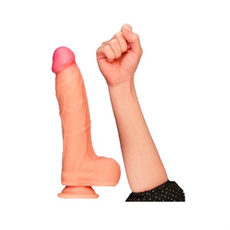 Yeni Nesil Çift Katmanlı 25 cm Realistik Dildo Penis - LV411010