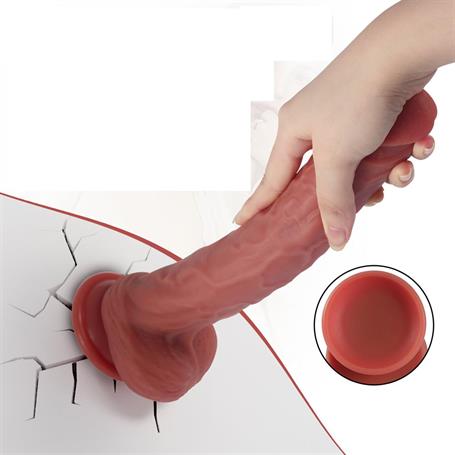 Belden Bağlamalı Yeni Nesil Büyük Boy 28,9 cm Realistik Dildo Penis - BDM1291B
